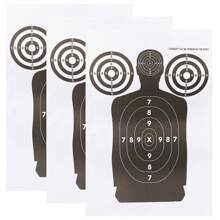 1 Pack Of 10 Shooting Target Papers For Shooting Practice