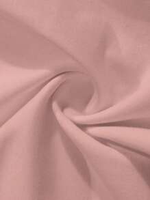 Camiseta de manga corta con cuello redondo, rosa y con estampa de conejo y letras de moda, para uso casual y para ir al trabajo