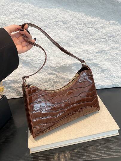 Sac En Relief De Crocodile