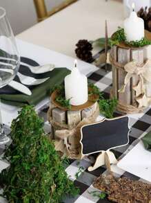 Artificial Moss Fake Moss Fresh Green For Crafts Decorative Centerpieces Fairy Garden Wedding Party Decor Bowl Vase Filler Faux Potted Plants Home Kitchen Garden Decor