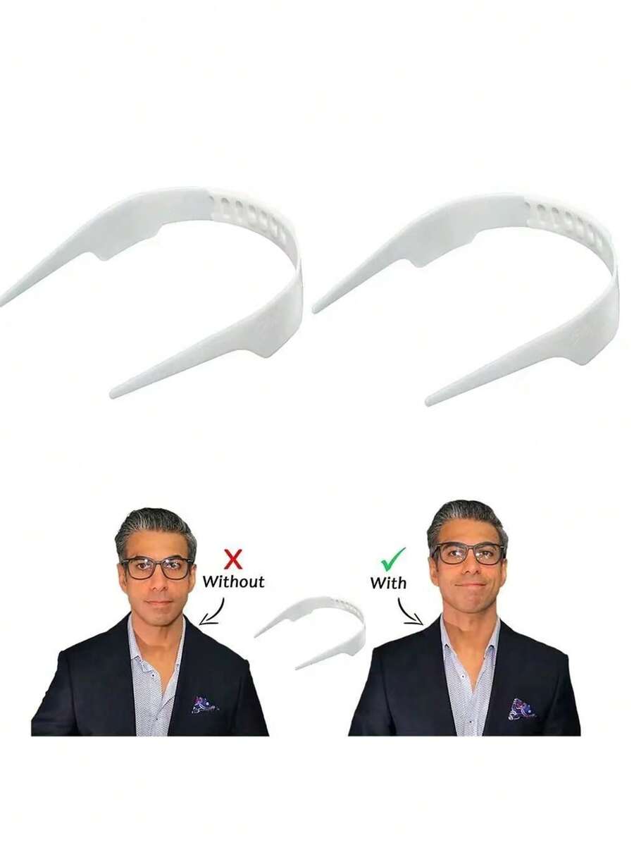1pc Sleek Invisible Plastic Collar Clip, Adjustable Size, Provides Fashionable Embedded Support For Shirts To Ensure Perfect Collar Fit Without Feeling Bulky, Universal Shirt Collar Stay