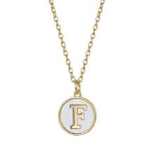 Initial Opal Letter Necklace Jewelry Gifts For Women, Gold Plated Alphabet Opal Pendant Necklace Round Disc Initial Necklace Engraved Letter Necklace With Adjustable Chain Pendant Enhancers For Women And Girls Fashion Style Jewelry