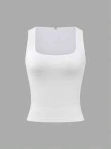 Women's Tank Top Summer Y2K Sexy Young Hot Commuting Versatile Solid Color Top