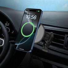 15W 磁性无线手机支架车载充电器，充电支架，快速充电磁性支架适用于 17/16/15/14/13//12/Pro/Max/Plus