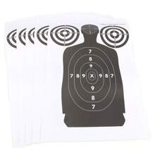 1 Pack Of 10 Shooting Target Papers For Shooting Practice