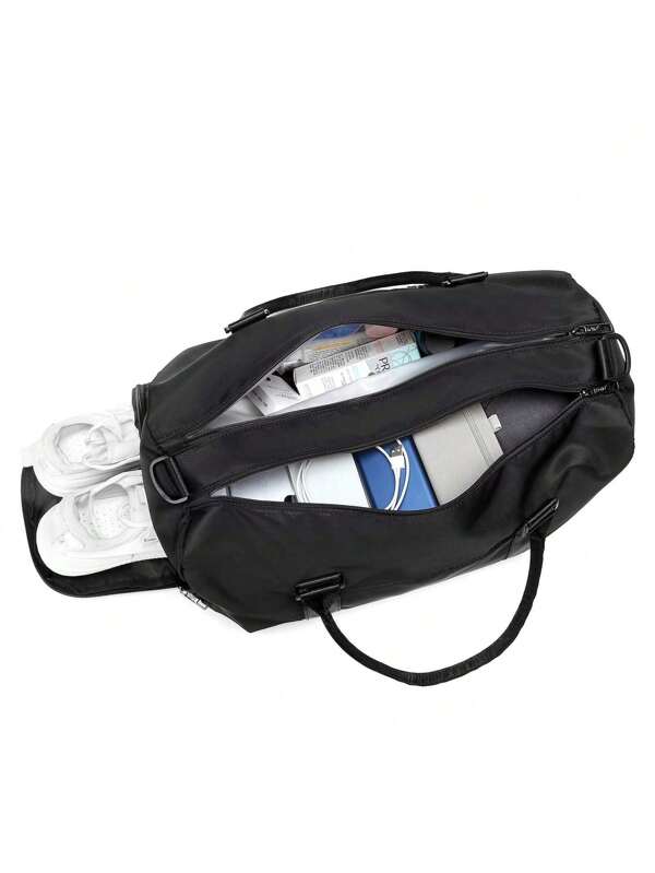 KONO Wasserabweisende Sporttasche für Damen – Leichte Reisetasche mit Nass- und Trockenfach, Schuhfach & Trolley-Schlitz – Ideal für Fitnessstudio, Wochenendausflüge, Yoga & Reisen