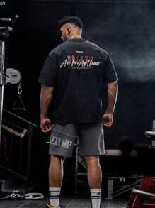 Casual Short Sleeve Tee, For Going Out, For Friends,Classic Ribbed Cuffs, Long-Lasting Fit And Comfortable, Suitable For Daily Wear, Outdoor Travel Men's Sweatshirt, Spring And Summer Men's Tops