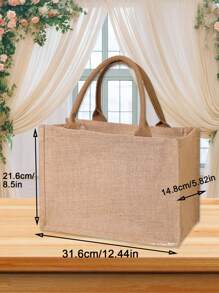 Personalized Bridesmaid Tote Bags, Custom Burlap Gift Bag, Beach Tote Bag, Bachelorette Party Bag, Bridesmaid Proposal Gift, Wedding Gift Bag, All-Purpose, Large Capacity, Versatile, Multifunction, Colorful, Cute, Adorable, Contracted, Funny, Kawaii, Y2K, Minimalist, Commuting, Business Casual, Basics, Custom, For Anniversaries, For Birthdays, For Holiday/ Vacation, For Outdoors/Outings/Travel/Hiking/Stadium/Sports/Climbing, For Business/Commute/Work/Office, Vacation, Vacation,School Supplies,Back To School,For Office,For School,For Classroom,For Teacher Gifts,For University,For Colleague,For Dorm Rooms,For Teacher,For Boys And Girls,For Teenagers,Junior High School Students,Middle School Students,High School Senior High School Students,College Students,University Students,Freshman,Sophomore,Underclassmen