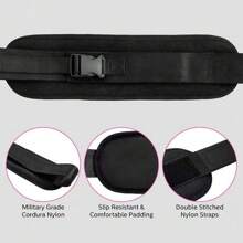 1 Piece Black Hip Belt With Dumbbell Hip Push Portable Weight Training Belt For Men And Women's Fitness Dynamic Auxiliary Belt Comfortable Weight Training Auxiliary Gym Accessories