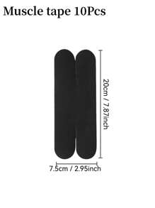 10 pezzi di patch protettivi elastici anti-usura per muscoli, ginocchiere/gomitiere/spalline multi-parte riutilizzabili, con fasce di supporto regolabili, impermeabili e resistenti all'usura, unisex, adatti per palestra estiva, corsa e fitness