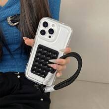 Back To School A Soft Silicone Mobile Phone Protective Case With A Suction Cup Compatible With IPhone16/7/8/11/12/13/14/15/X/XR/Xs/Plus/Pro/Pro Max/SE2 Waterproof Shockproof Anti-Fall Scratch Resistant - Clear - View 5