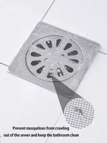 10/30/50pcs High Quality Drain Filters, Shower And Bathtub Hair Catcher - No Sharp Edges, Easy Installation, Drain Filter Stickers, Shower, Sink And Laundry Room Drain Covers, Easy To Use Drain Stickers, Drain Filters, Floor Drain Filters, Bathroom Hair Catchers, Drain Covers, Kitchen Sink Filters, Bathtub Hair Catchers, Effectively Prevent Clogging From Hair And Insects