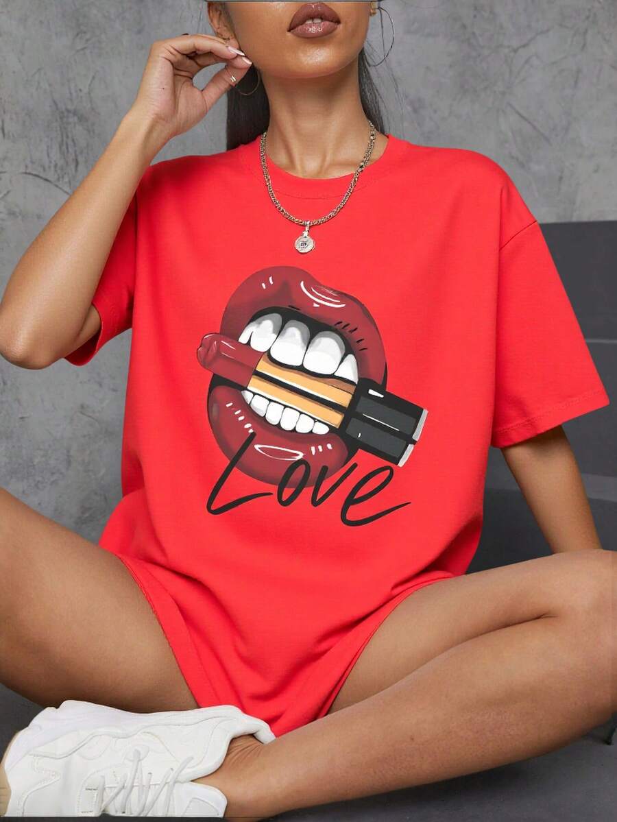 Letras  Poliéster        Deportivo  Oficina  Casa - Rojo - Ver 1