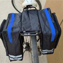 Alforja para portaequipajes trasero de bicicleta, equipo para montar en bicicleta