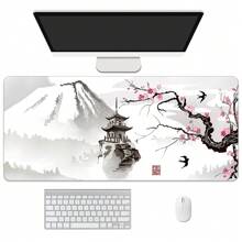 Mousepad Large XXL Cherry Blossom Art Print Anime Landscape Pretty Cute Mousepad  Rubber Mousepad Computer Accessories Keyboard Mouse Popular Mat Table Mat Floor Mat Gift For Someone To Send Male And Female Friends Gaming Mousepad