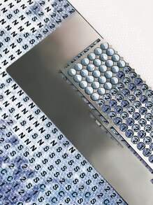 Regla redonda de 216 agujeros, diámetro de 141 mm, regla de malla de acero inoxidable: adecuada para el posicionamiento de diamantes redondos, herramienta de artesanía de pintura de diamantes, duradera y precisa para artes y manualidades