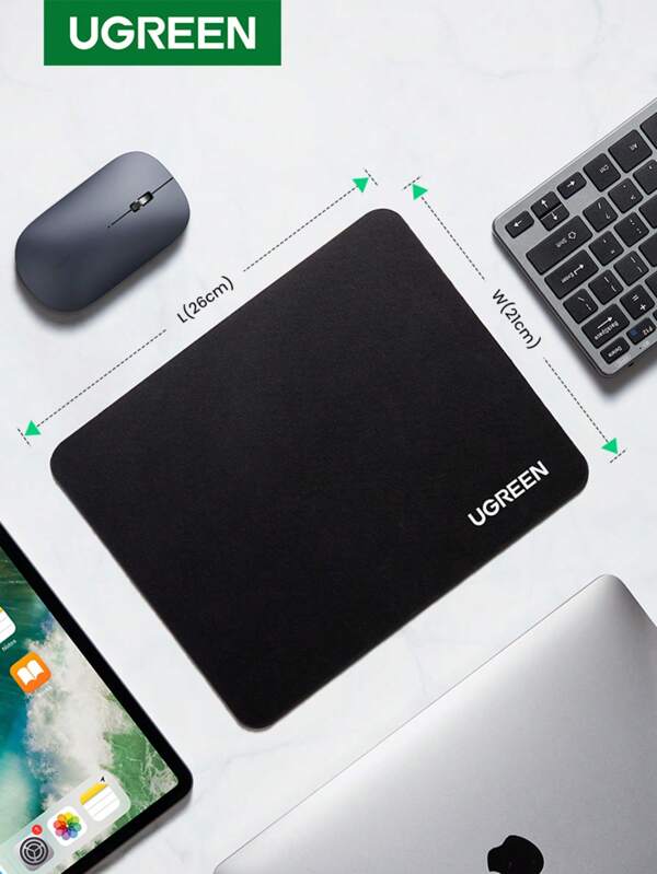 UGREEN 2MM Thicken Mouse Pad Black For Computer Laptop Gaming Mousepad