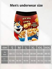 DOKER Shorts de boxe alongados e inovadores para homens com estampas de alimentos, macios e agradáveis à pele, de secagem rápida e respiráveis, tecido elástico, impressão digital posicionada, shorts de boxe masculinos, modernos e casuais, adequados para esportes, ciclismo em família e presentes divertidos - Multicolorido - Ver 9