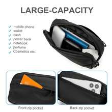 Bolso de pecho de bolsillo para cambio de llave de teléfonoóvil, bolsa de moda, todo lo deportivo, correr, caminar, nuevo GEY7 - Negro - Ver 4