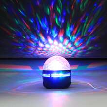 Lampe à projection d'ondes 7 en 1, veilleuse LED avec 7 effets d'éclairage et télécommande, convient pour 11 fêtes, chambre à coucher, salle de jeux, anniversaire, Noël