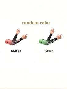 1 par de mangas de protección solar para deportes al aire libre para hombres y mujeres, guardias de brazo elásticos con protección UV de color degradado, mangas de enfriamiento para el brazo, adecuados para ocio al aire libre, golf, ciclismo, running, conducción, regalos.