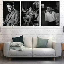 1 Pc Optional Frame Posters Wall Arts Pop Singer Rauw Alejandro Poster Art Waterproof Paper Coffee House Bar Room Wall Decor ,Wall Art With Frame