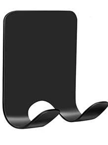 1pc Home Supplies Room Decor Metal Home Coat Hook Wall Art Decor - Home Hanger And Keychain - Clothes Hat Rack And Backpack Hanger Decoration For Home Decor Storage, Living Room, Hallway, Office (Black) Christmas Suitable For Holiday Gifts, Shower Room Razor Hook, Key Hook, Kitchen Hook