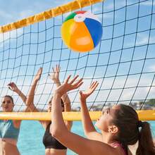 1pc Inflatable Beach Balls Pool Beach Balls For Beach Party Summer Vacation Swimming Party, Beach Essentials, Beach Accessories, Pool Float