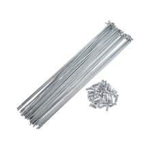 Bicycle Spokes Metal Bike Spoke With Nipples For Most Bicycle - 銀色 215mm 14G 36件金屬 - 查看 1