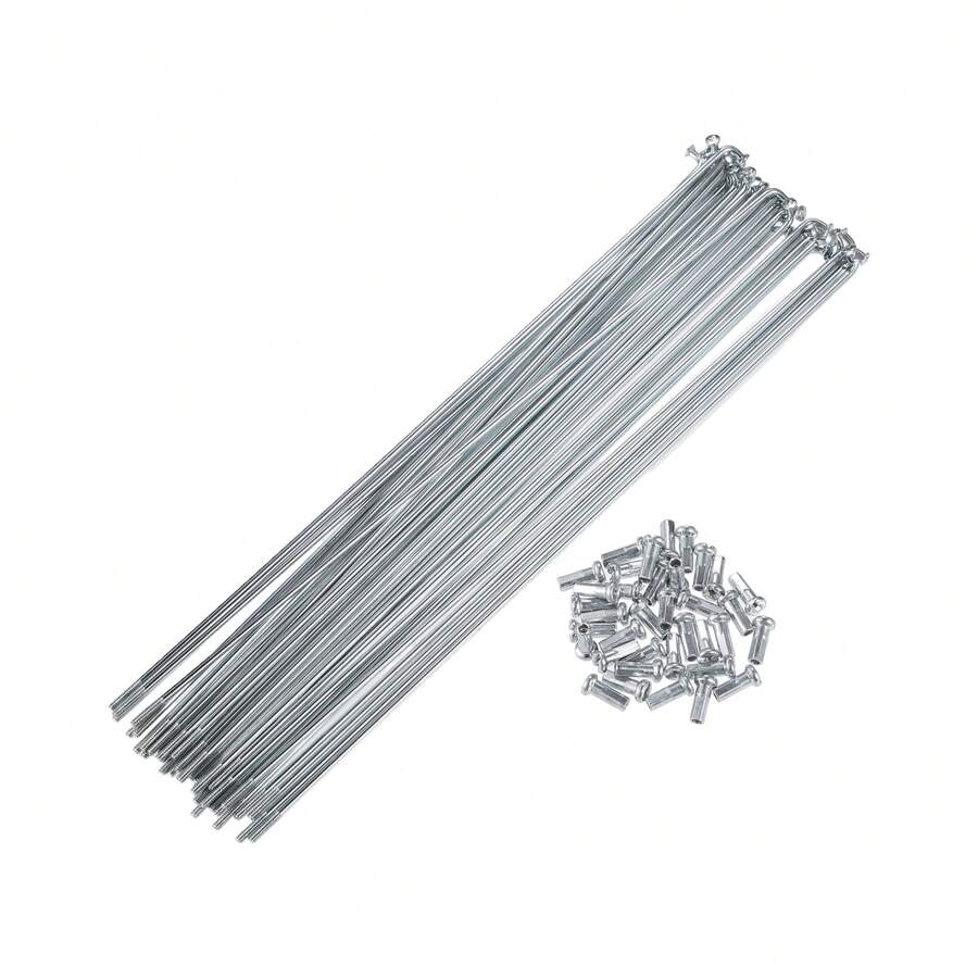 Bicycle Spokes Metal Bike Spoke With Nipples For Most Bicycle - 銀色 215mm 14G 36件金屬 - 查看 1
