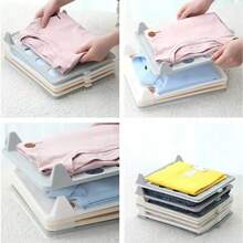 Estantería plegable multifuncional para armario del hogar, delgada y durable, para almacenamiento apilable de camisetas y ropa