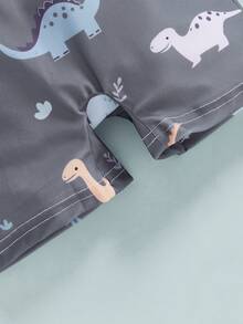 Newborn Baby Swimwear - Dark Grey - View 5