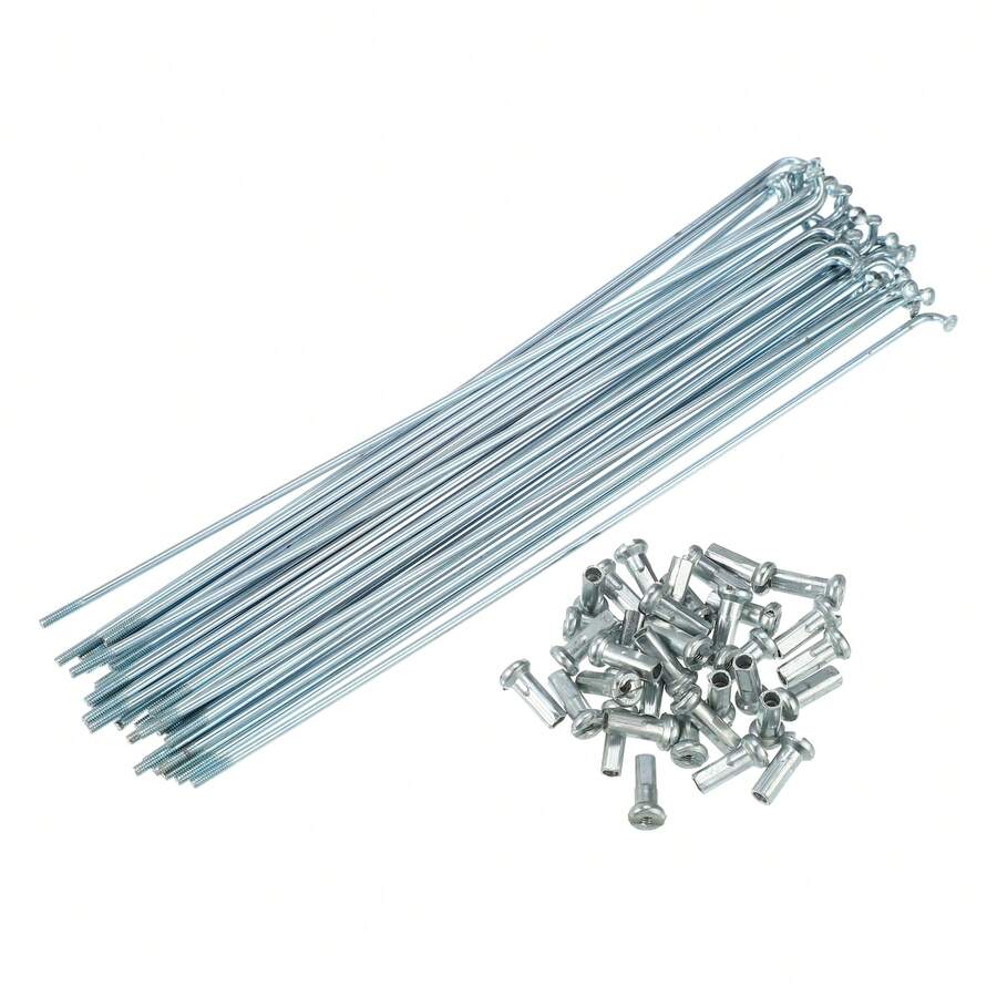 Bicycle Spokes Metal Bike Spoke With Nipples For Most Bicycle - 銀色 177mm 14G 36件金屬 - 查看 1