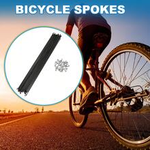 Bicycle Spokes Steel Bike Spoke With Nipples For Most Bicycle - 黑色 275mm 14G 36件鋼 - 查看 2