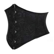 1pc Women's Corset Belt, Outerwear Fishbone Waist Cincher Bustier, Suitable For Daily Wear Women Corset Belt For Dress,Waist Trainer Waist-Shaping For Cinched Waist And Tummy Control - Black - View 4