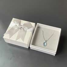 1pc Luxury Silver-Color Aquamarine Necklace, Women Minimalist Design Clavicle Chain, Sweater Chain Snake Bone Chain Accessory,Fashionable Chic Geometric Oval Pendant Necklace, Suitable For Daily & Date Wear