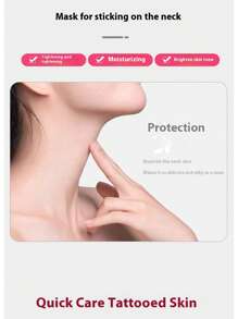 1pc.Neck Mask Holder, Neck Mask Strap, Fade Neck Wrinkles, Apply Neck Protection Device, Neck Wrinkle Bandage