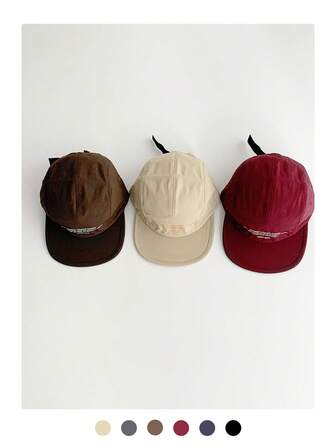 1 st Soft Top utomhus Mångsidig Snabbtorkande hatt med 5 paneler, unisex stor huvudomkrets Minimalistisk Streetwear Skateboard Hip Hop platt brättad keps, sommarsolskyddshatt, moderiktig brevbroderi baseballkeps