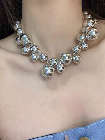 适合日常佩戴的几何串珠项链