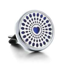 1pc Refillable Car Air Freshener Perfume Diffuser Clip, Auto Air Vent Car Interior Accessories, Car Aromatherapy Diffuser With 10pcs Pads - 30MM - View 34