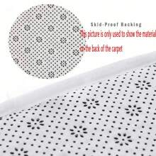 1 Stück gemusterter Teppich, modernes Kunstdesign Bodenmatte, Polyester, rutschfeste Rückseite, maschinenwaschbar, vielseitig für innen und außen nutzbar, Wohndekoration Teppich für Wohnzimmer, Schlafzimmer, Esszimmer, Camping