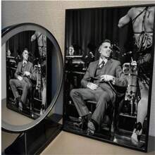 1 Pc Optional Frame Posters Wall Arts Pop Singer Rauw Alejandro Poster Art Waterproof Paper Coffee House Bar Room Wall Decor ,Wall Art With Frame