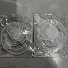 28pcs/Set Spirograph Drawing Toy Set, Interlocking Gears Art Kit With Rulers And Writing Tools,Back To School - Wanhua Ruler Set - View 9