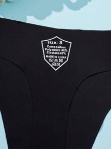 Set de 7 tangas sin costuras para mujer, sexy y de tela fina y cómoda, adecuado como regalo para el Día de San Valentín, Navidad o cumpleaños