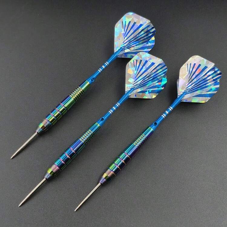 27個セット 24g カラフルなダーツセット - プロ仕様スチールチップ