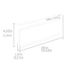 1 pieza Soporte para rollo de papel de cocina, estante de almacenamiento de cocina, sin taladro, soporte para rollo de cocina, soporte para rollo de cocina montado en la pared para cocina, baño, armarios