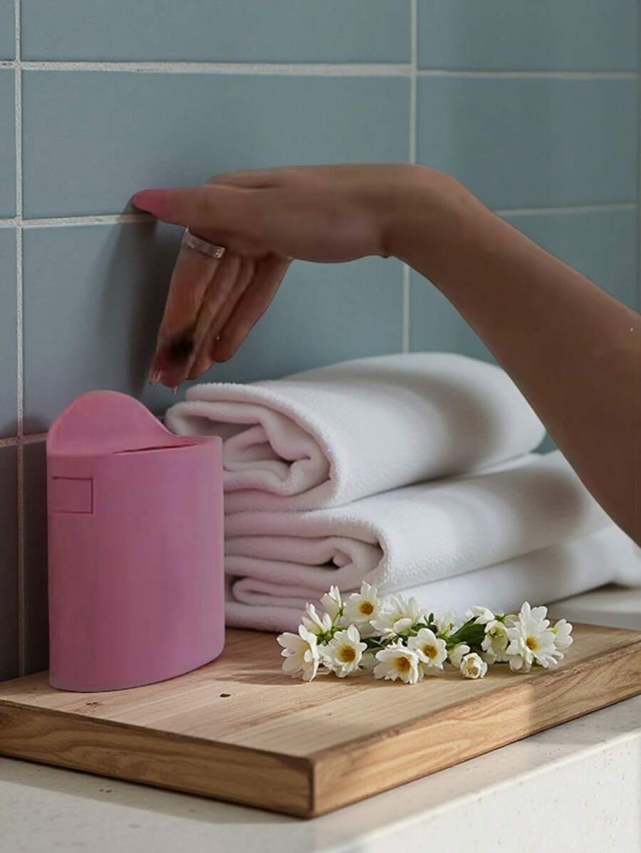 1pc Hair Collector Box, Bathroom Bath Tub Hair Trap Storage Holder