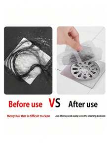 10/30/50pcs High Quality Drain Filters, Shower And Bathtub Hair Catcher - No Sharp Edges, Easy Installation, Drain Filter Stickers, Shower, Sink And Laundry Room Drain Covers, Easy To Use Drain Stickers, Drain Filters, Floor Drain Filters, Bathroom Hair Catchers, Drain Covers, Kitchen Sink Filters, Bathtub Hair Catchers, Effectively Prevent Clogging From Hair And Insects