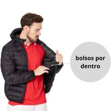 Bobojaco Men's Puffer Jacket Autumn Winter Fashion With Removable Hood - Black - View 6