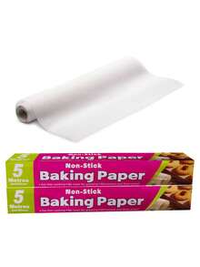 1pc Baking Parchment Paper Roll, Non-Stick & Oil Proof, Suitable For Cooking, Air Fryer, Steaming, Baking - View 1